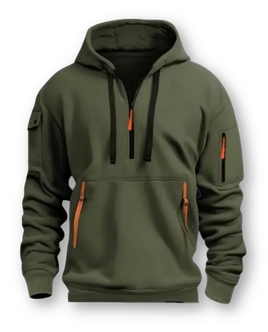 quarter zip hoodie